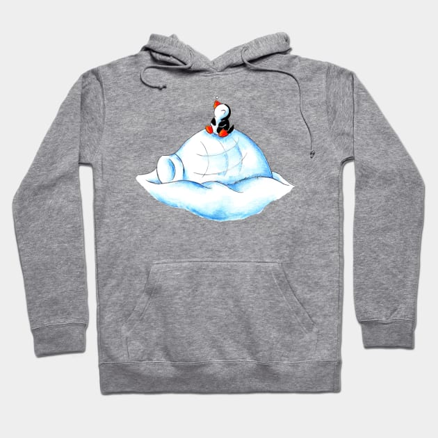 Home Sweet Igloo (South Pole) Hoodie by KristenOKeefeArt